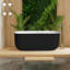 Baignoire de trempage autoportante en acrylique 63 po. X 29 po.-64405635