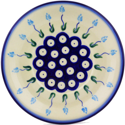 Soucoupe à 6 po floral peacock