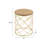Golden Side Table MDF TOP+ METAL FRAME