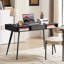 Bureau Mid-Century avec ports USB et prise de courant, bureau d'écriture moderne avec tiroirs, bureau d'ordinateur multifonctionnel -1299939340