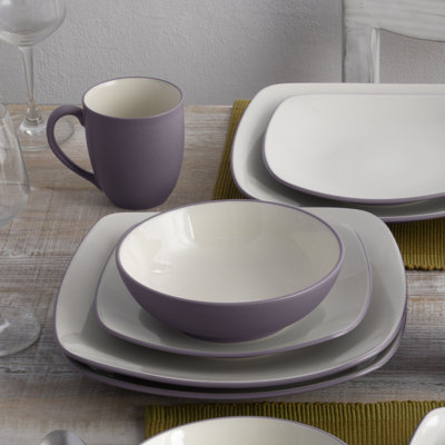 Service de table carré 16 pièces Noritake Colorwave, service pour 4