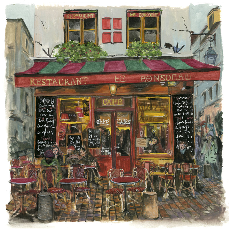 Spot I by Melissa Wang - Wrapped Canvas Painting, 30cm H x 30cm W