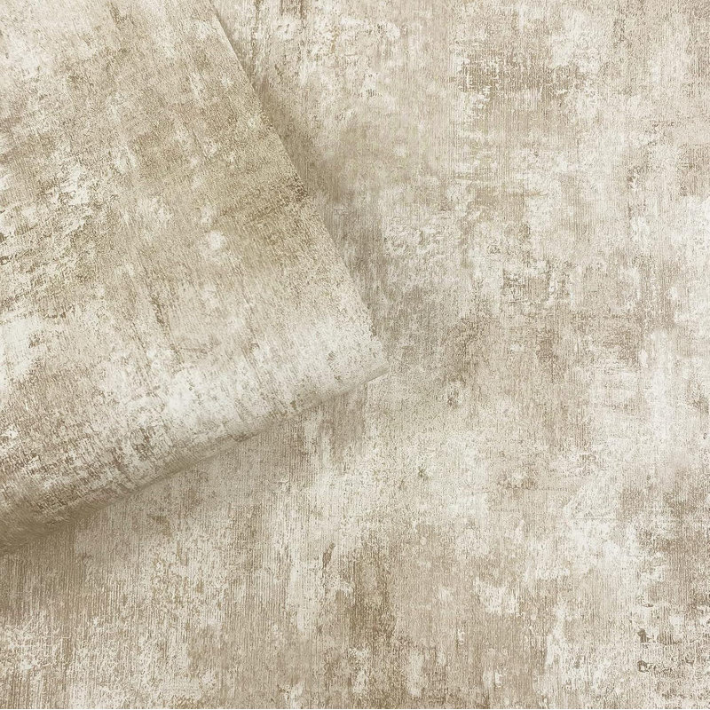 Aloise 10m x 53cm Textured Matte Wallpaper Roll, Cream