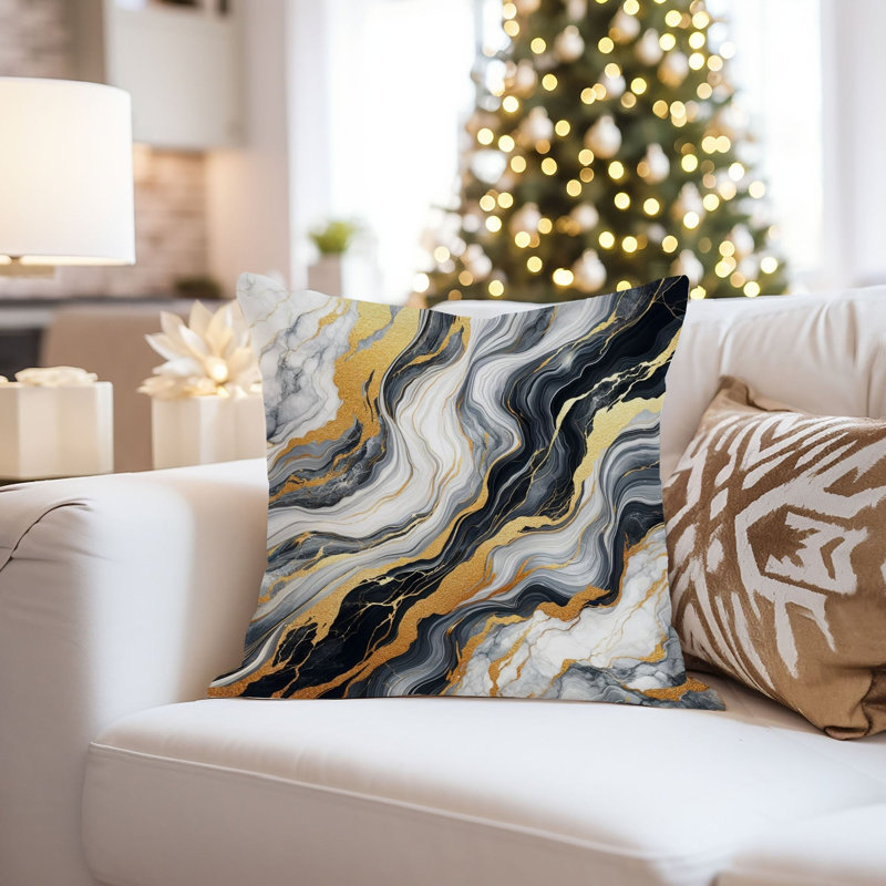 Abstrait, géode, cristaux, agate de marbre, rêve moderne, H 18 po x l 18 po