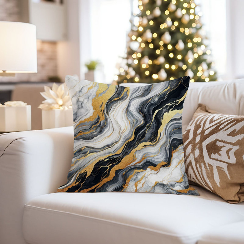 Abstrait, géode, cristaux, agate de marbre, rêve moderne, H 20 po x l 20 po