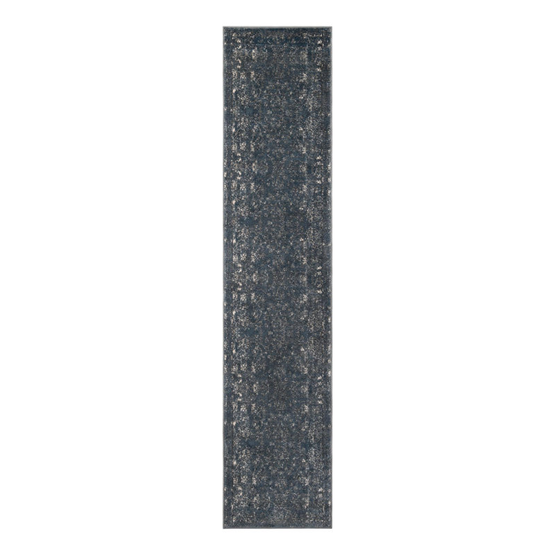 Charters Towers Oriental Blue Area Rug, Runner 2'7" x 12'