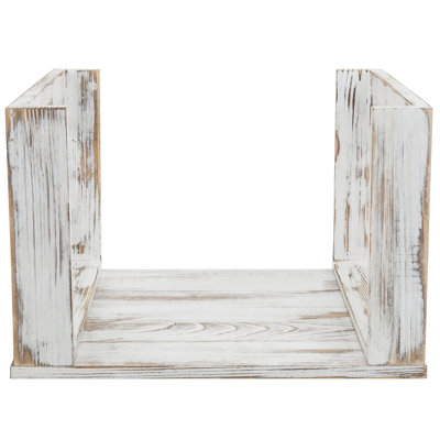 Solid Wood 36cm H Media Shelves