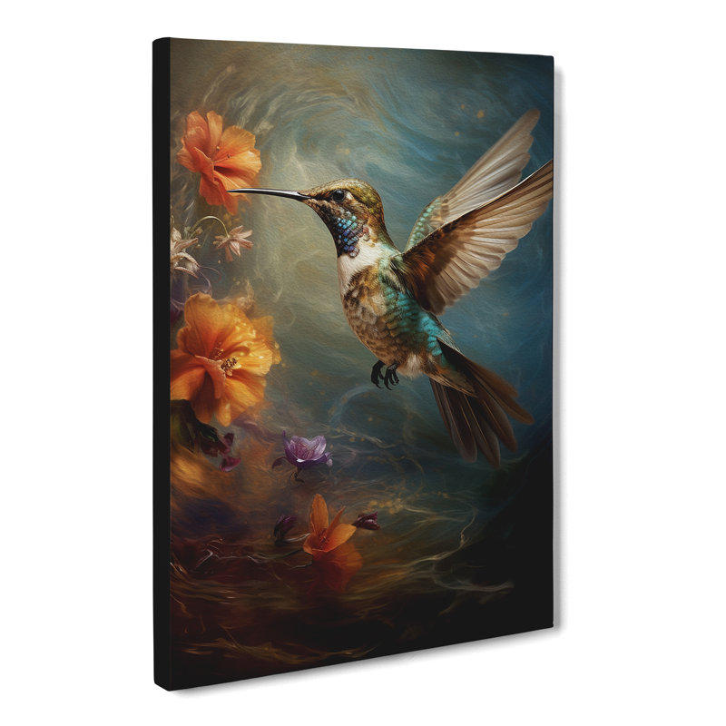 Hummingbird Conceptual - No Frame Print, 60cm H x 40cm W x 3cm D