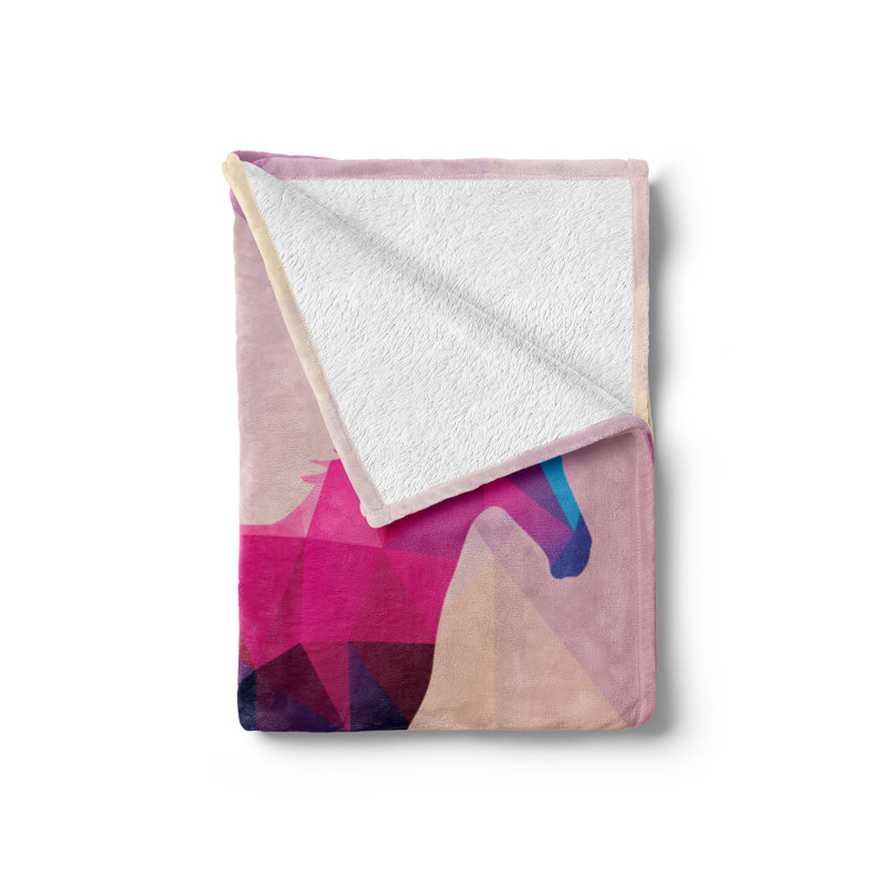 Hand Woven Throw Blanket, 70" W x 90" L