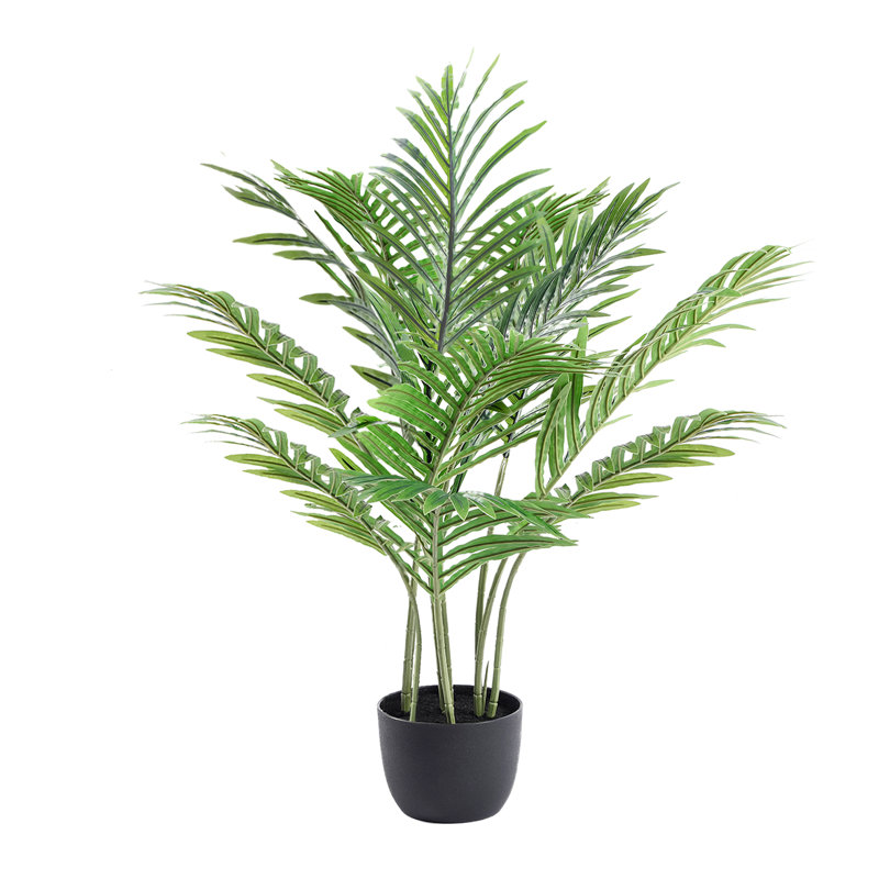 26.8'' Faux Palm Plant in Pot, 1