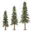 Natural Alpine Lighted Artificial Cedar Christmas Tree-1567535199
