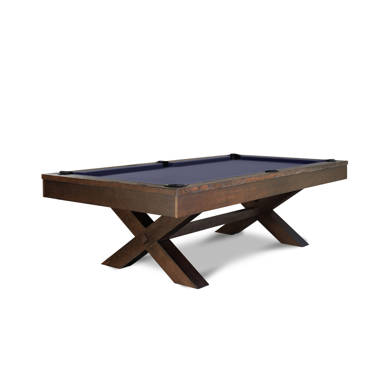 Rocky Slate Pool Table in Brown Wash | Premium Accessories Kit