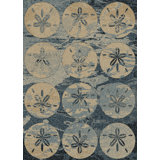 Tapis bleu Alleyna