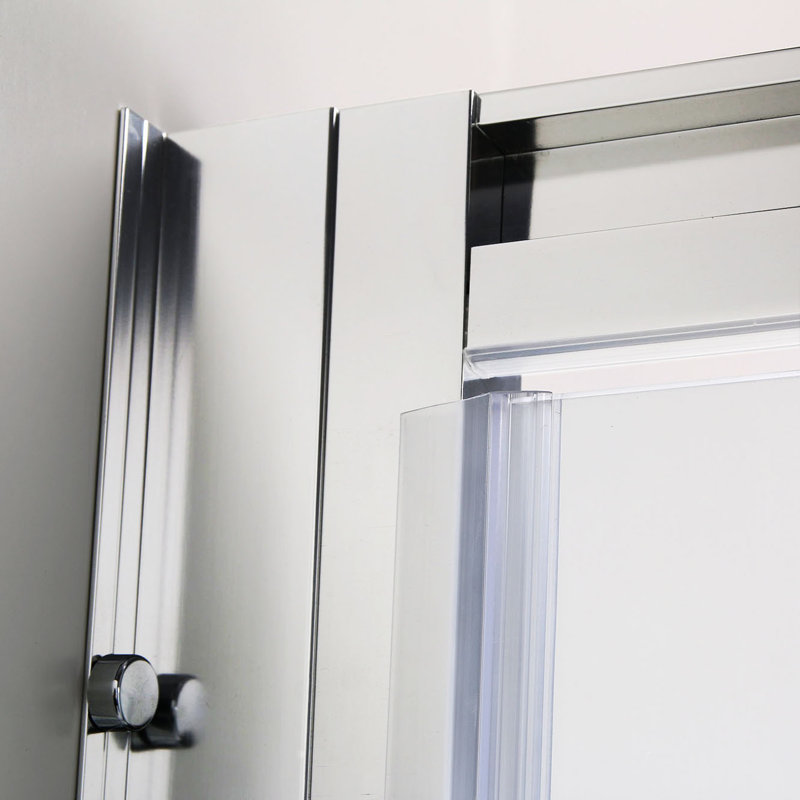 Psyllatos Glass Rectangular Shower Enclosure, 1850mm H x 900mm W x 700mm D