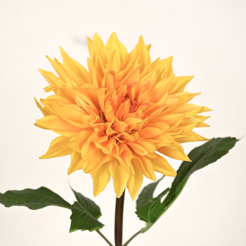 Arrangement floral 28 po Dahlia, Jaune