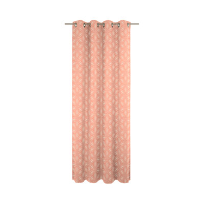 Dellview Retro Floret Eyelet Opaque Curtains