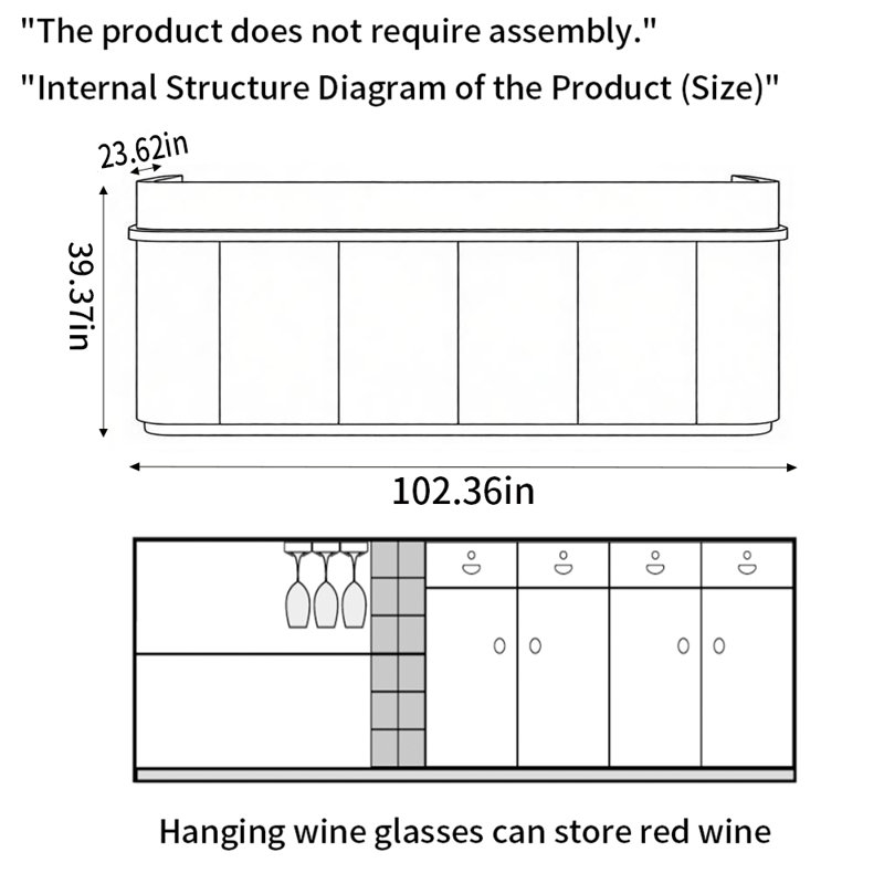 Comptoir de bar classique classique - multifonctionnel pour les bars, les bars, les pubs et les espaces de divertissement