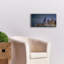 Art mural sur toile Latitude Run® «Chicago - Nightime Panorama» par Epic Portfolio-140908321
