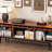 French retro design solid wood TV cabinet