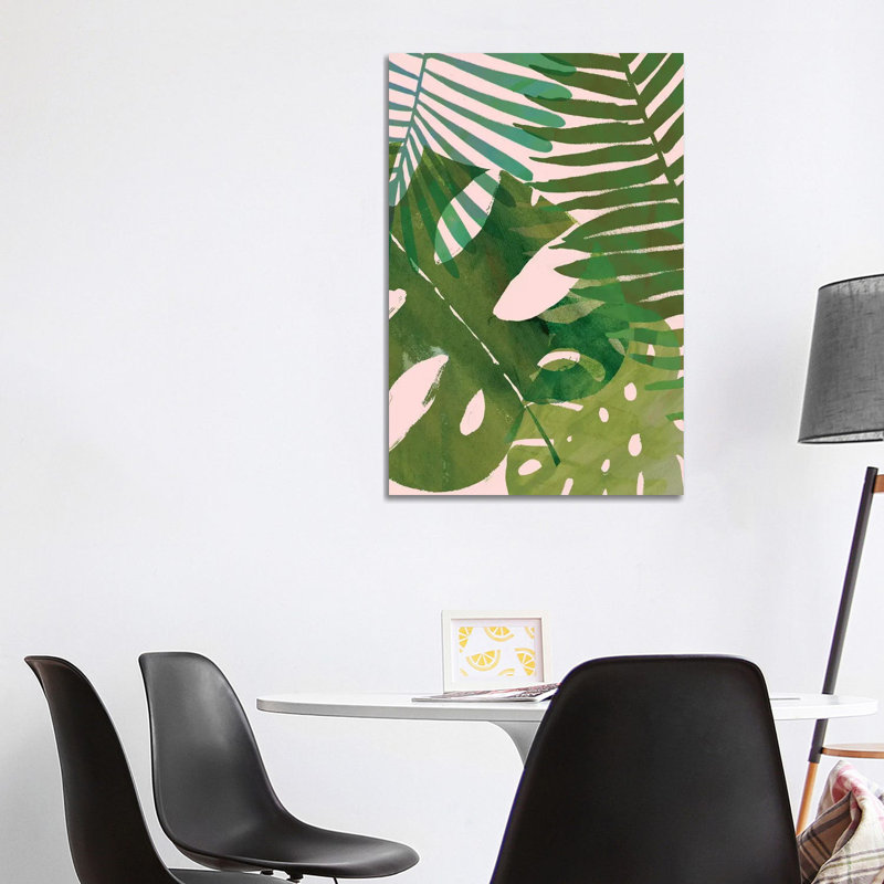 Tropical Tangle II by Victoria Borges - Wrapped Canvas Painting, 101.6 cm H x 66.04 cm W x 1.91 cm D