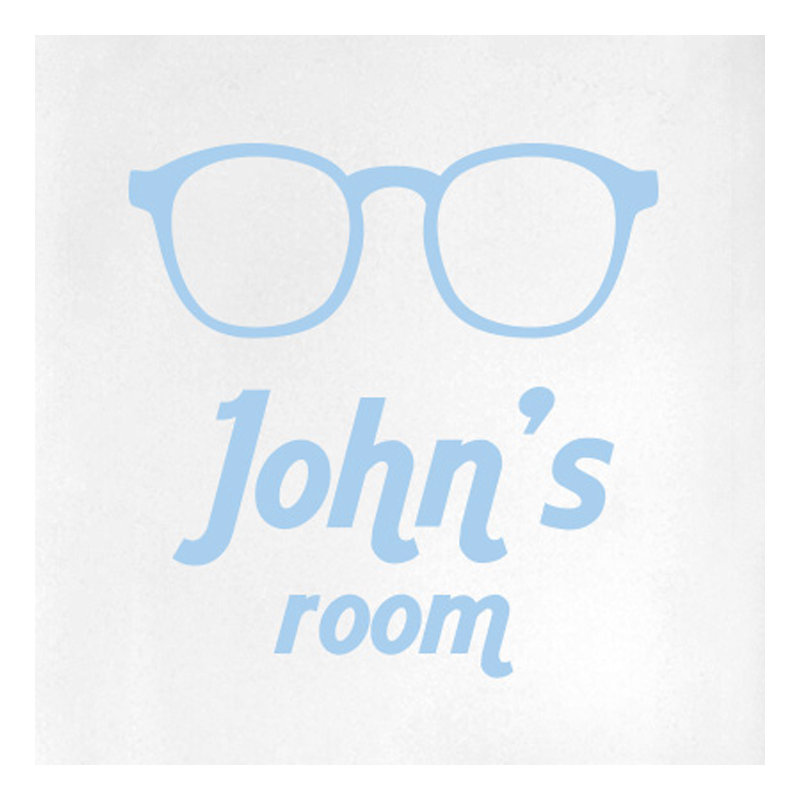 Wall Decal, Light Blue