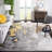 Riebe Abstract Power Loom Polypropylene Area Rug in Gray/Yellow-20794887