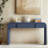 Fluted Console Table With 2 Drawers And Rounded Corners – Modern Entryway Storage Sofa Table For Hallway Or Living Room-635303510