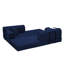 Canapé-lit convertible, matelas pliant en velours côtelé avec cadre de forme fixe pour des solutions de vie et de sommeil polyvalentes-357822061