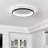 Deontee Modern Dimmable LED Flush Mount Ceiling Light with Remote Control-99207313-112577111