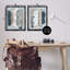  «Wavy Retro Contemporary», ensemble de 2 toiles flottantes encadrées par Grace Popp-746812632-746812633
