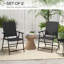 Fauteuil de patio pliant Torkelson