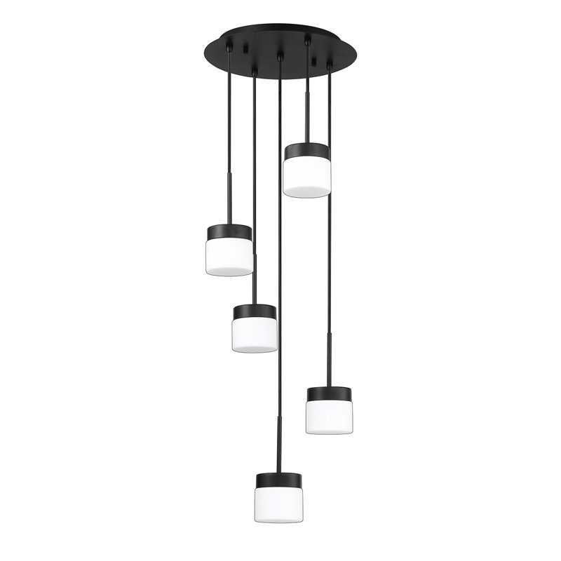 Poêle noire 5 lumières Ikee