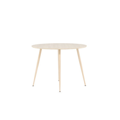 Colm Round Metal Base Dining Table