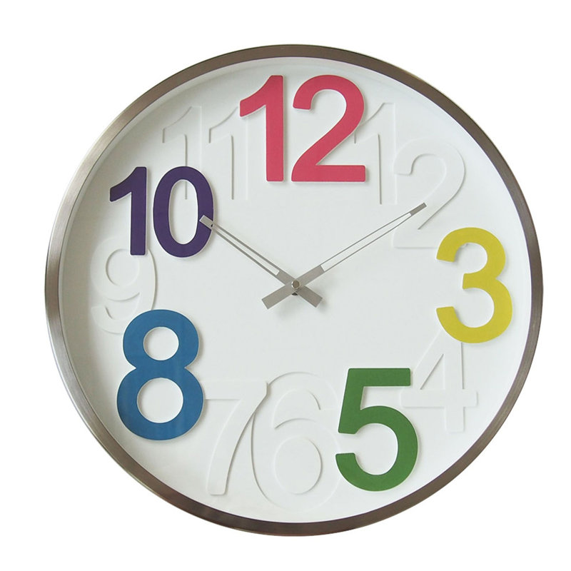 Bailey Metal Wall Clock