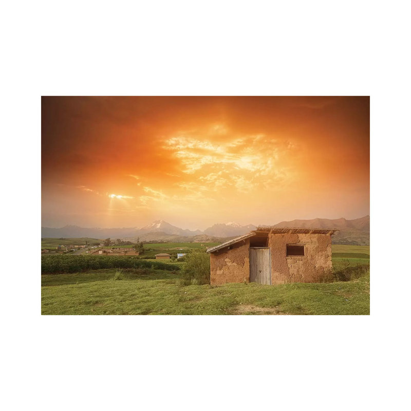 Orange Sky - Wrapped Canvas Print, 101.6 cm H x 66.04 cm W x 1.91 cm D