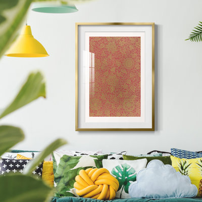 Vintage Abstract Print XXVI -Framed Print