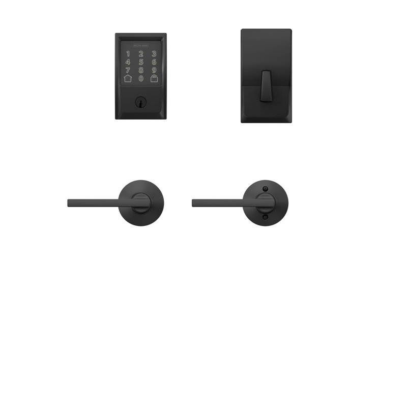 Encode Single Cylinder Smart Deadbolt, Yes, Black