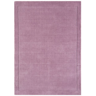 Handgefertigter Teppich York in Lavender