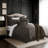 Camden Bark Comforter & 2 Shams Set Super King-120663708