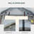 Outsunny Carport Portable Garage-114929930-114929931
