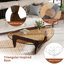 Abstract Coffee Table with Storage