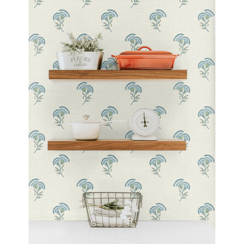 Floral Roll, Blue Bell/Garden Herb
