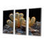 Ensemble de salon art mural jaune Cactus I-663455585-663455589