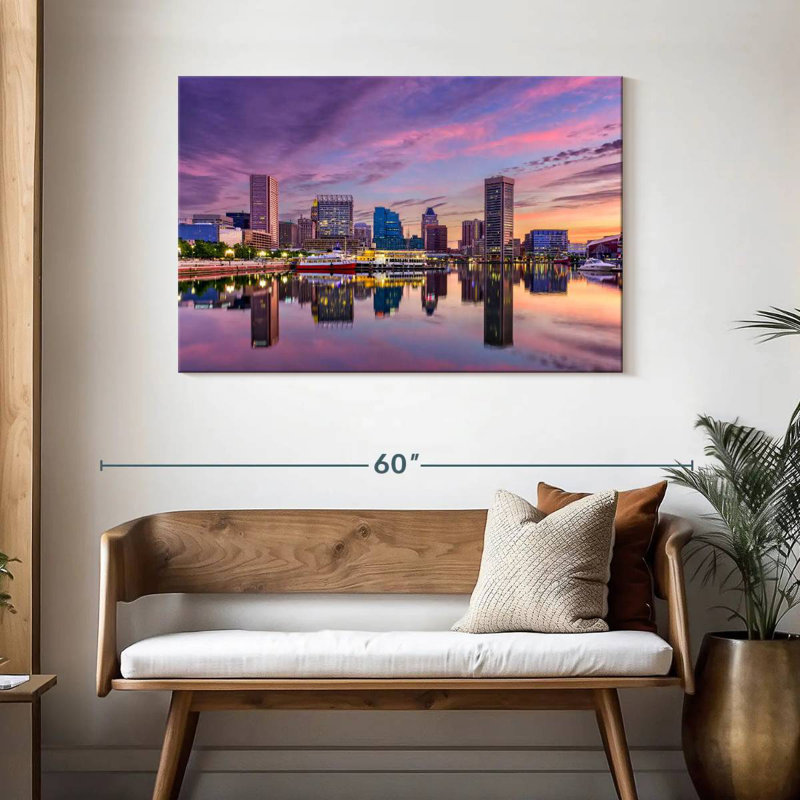 Kavia Baltimore Skyline, H 30 po x l 45 po