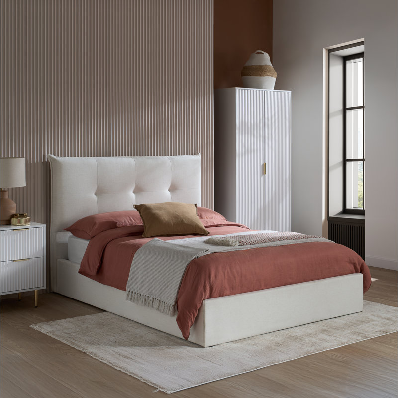 Haven Ottoman Bed White, Double (4'6)