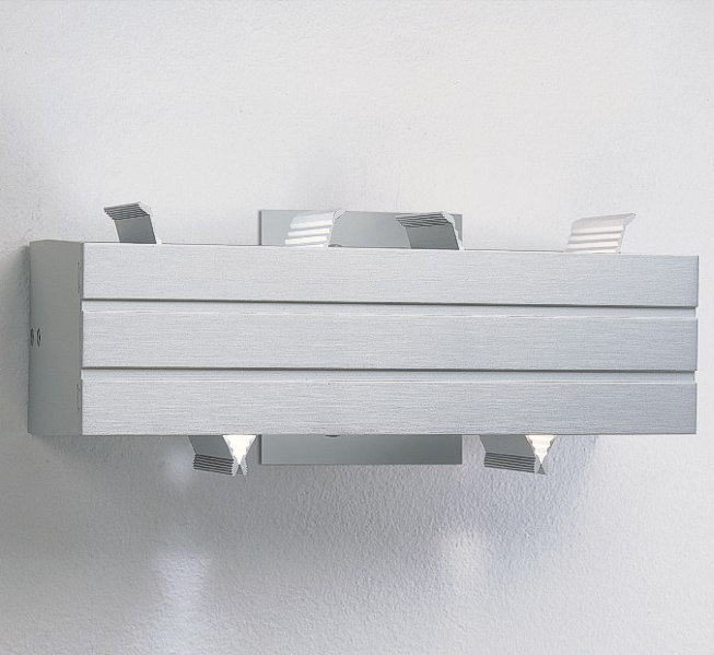 Paral.Lel 2-Light Flush Mount, Silver