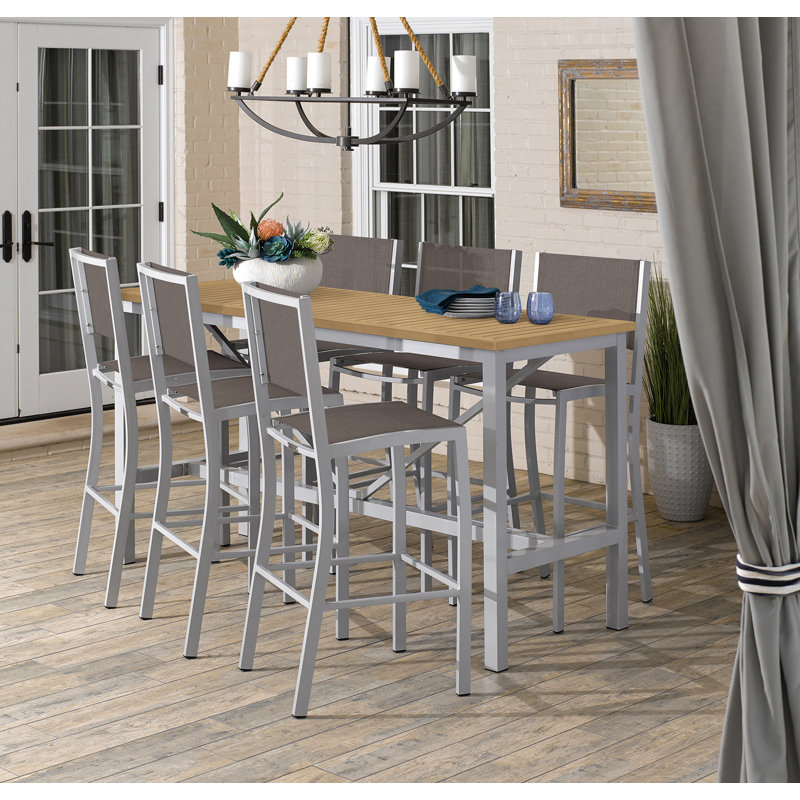 Travira Outdoor Bar Stool, Cocoa