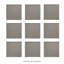 Quarry 6" x 6" Ceramic Bullnose Tile Trim in Grey