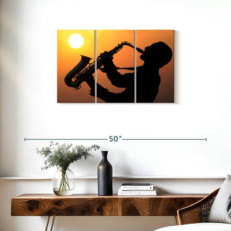 Abarca Talented Saxophonist, 20" H x 33" W