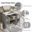 Meuble-lavabo moderne avec lavabo en céramique-568342321